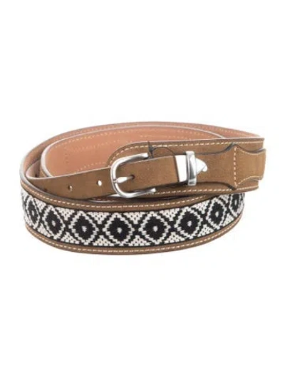 Pre-owned Rag & Bone Suede Belt In Neutrals