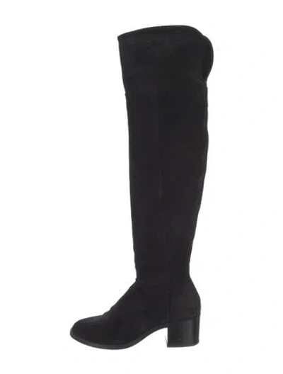 Pre-owned Rag & Bone Suede Boots In Black