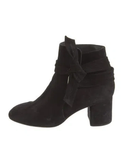 Pre-owned Rag & Bone Suede Boots In Black