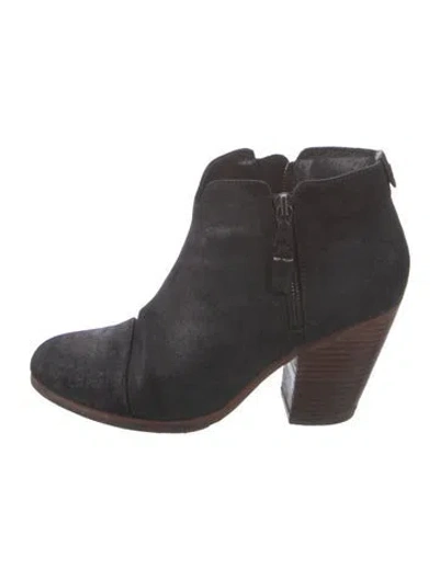 Pre-owned Rag & Bone Suede Boots In Black