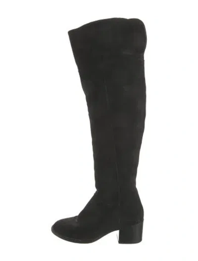 Pre-owned Rag & Bone Suede Boots In Black