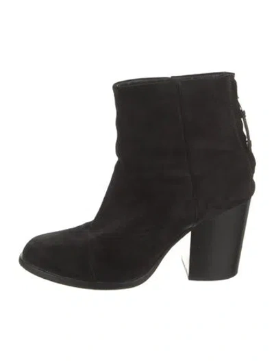 Pre-owned Rag & Bone Suede Boots In Black