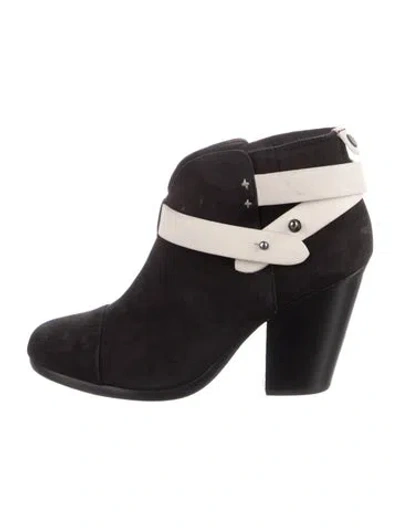 Pre-owned Rag & Bone Suede Boots In Black