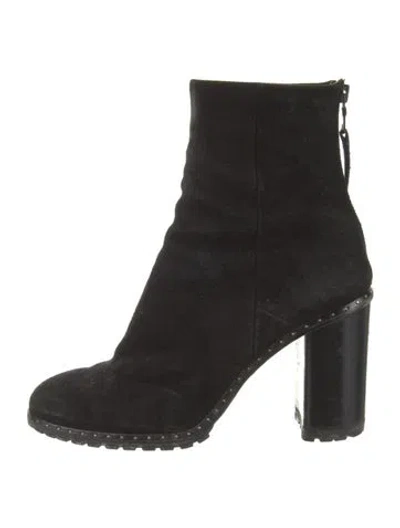 Pre-owned Rag & Bone Suede Boots In Black