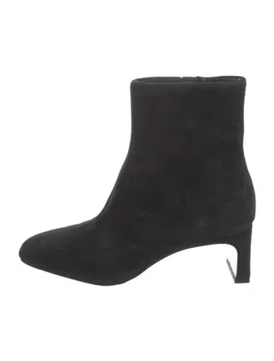 Pre-owned Rag & Bone Suede Boots In Black