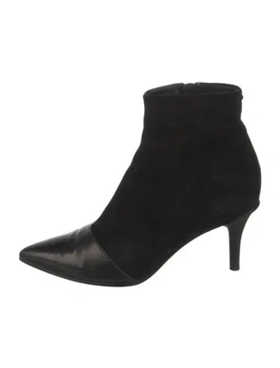 Pre-owned Rag & Bone Suede Boots In Black