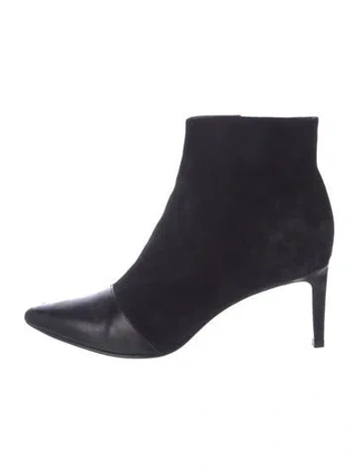 Pre-owned Rag & Bone Suede Boots In Black