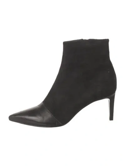 Pre-owned Rag & Bone Suede Boots In Black