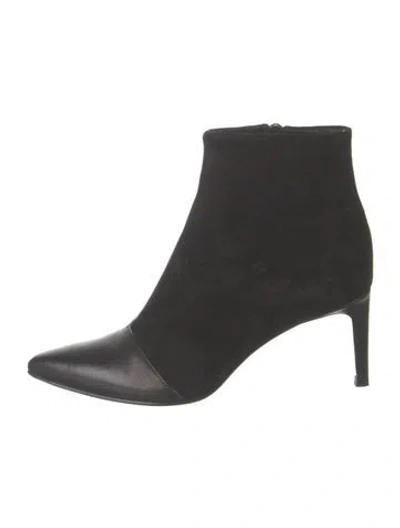 Pre-owned Rag & Bone Suede Boots In Black