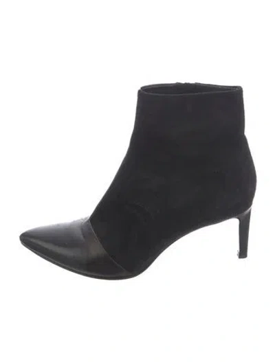 Pre-owned Rag & Bone Suede Boots In Black