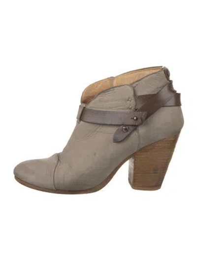 Pre-owned Rag & Bone Suede Boots In Black/grey
