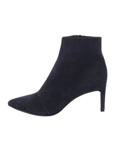 Pre-owned Rag & Bone Suede Boots In Blue