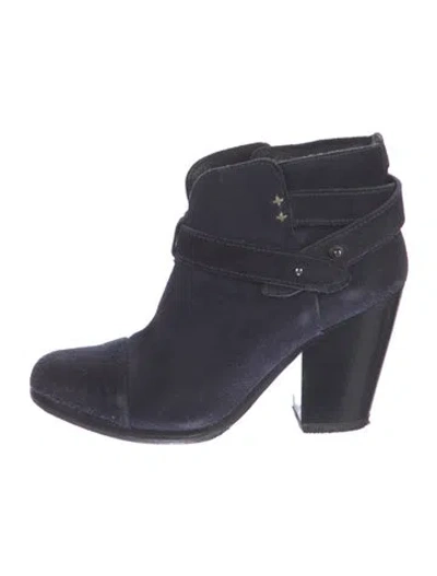 Pre-owned Rag & Bone Suede Boots In Blue