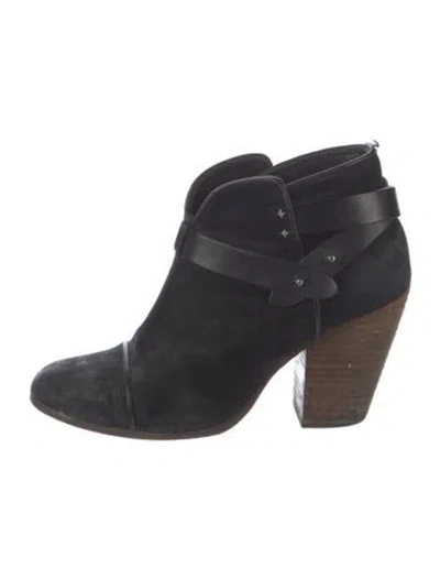 Pre-owned Rag & Bone Suede Boots In Blue