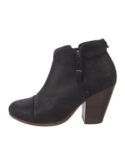 Pre-owned Rag & Bone Suede Boots In Blue