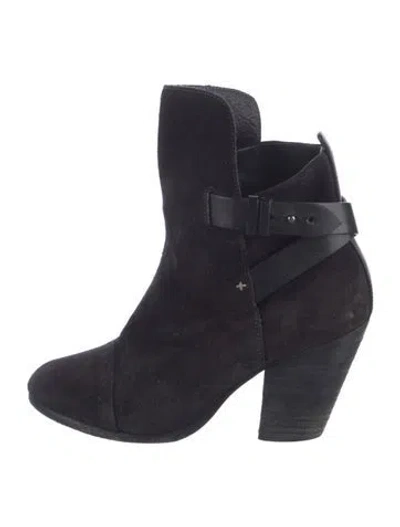 Pre-owned Rag & Bone Suede Boots In Blue