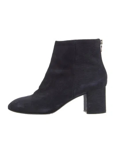 Pre-owned Rag & Bone Suede Boots In Blue