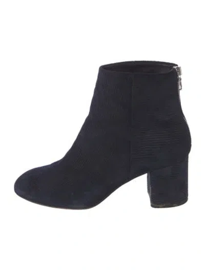 Pre-owned Rag & Bone Suede Boots In Blue