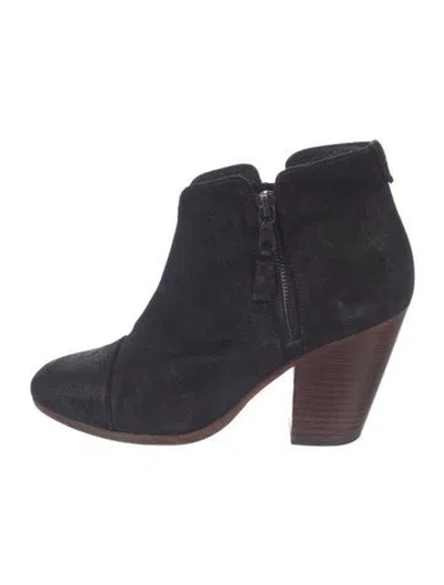 Pre-owned Rag & Bone Suede Boots In Blue