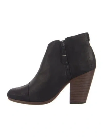 Pre-owned Rag & Bone Suede Boots In Blue