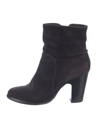 Pre-owned Rag & Bone Suede Boots In Blue