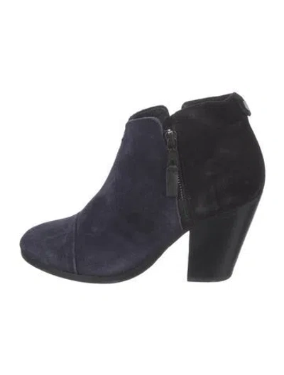 Pre-owned Rag & Bone Suede Boots In Blue