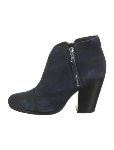Pre-owned Rag & Bone Suede Boots In Blue/grey