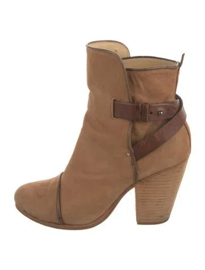 Pre-owned Rag & Bone Suede Boots In Brown