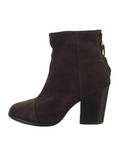 Pre-owned Rag & Bone Suede Boots In Brown