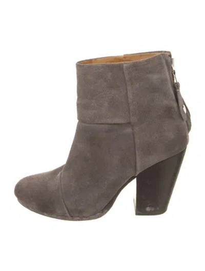 Pre-owned Rag & Bone Suede Boots In Brown