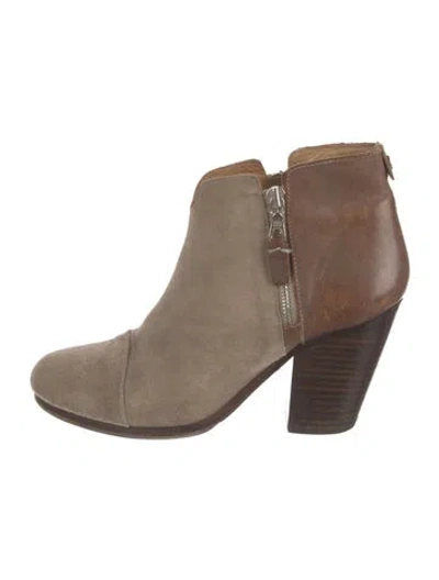 Pre-owned Rag & Bone Suede Boots In Brown