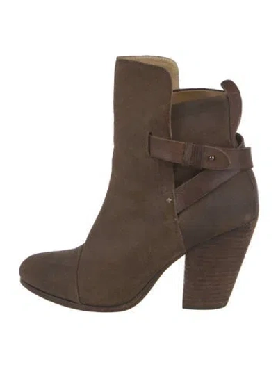 Pre-owned Rag & Bone Suede Boots In Brown
