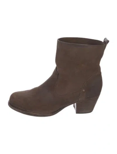 Pre-owned Rag & Bone Suede Boots In Brown