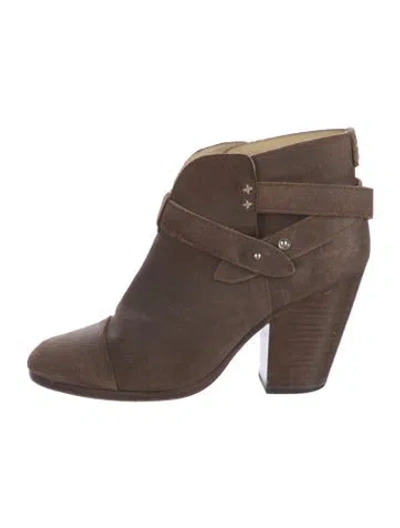 Pre-owned Rag & Bone Suede Boots In Brown