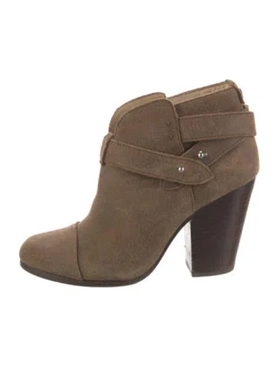 Pre-owned Rag & Bone Suede Boots In Brown