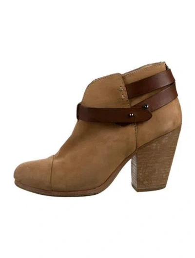 Pre-owned Rag & Bone Suede Boots In Brown