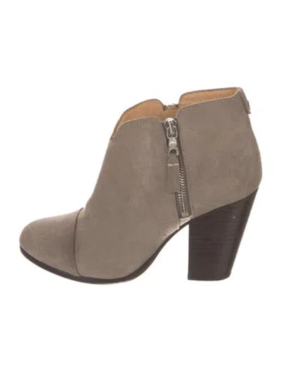 Pre-owned Rag & Bone Suede Boots In Brown