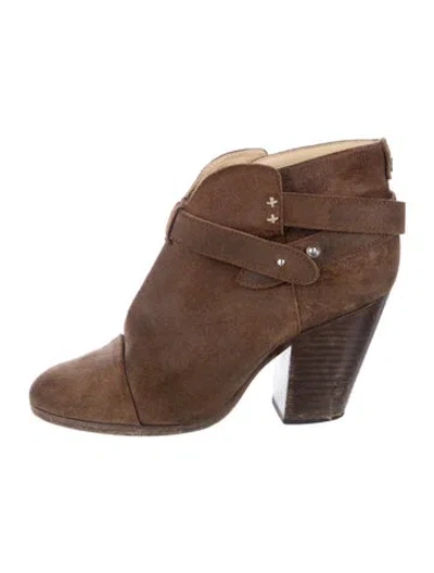 Pre-owned Rag & Bone Suede Boots In Brown