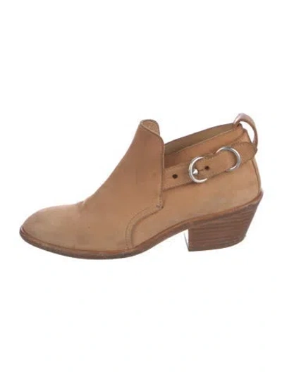 Pre-owned Rag & Bone Suede Boots In Brown