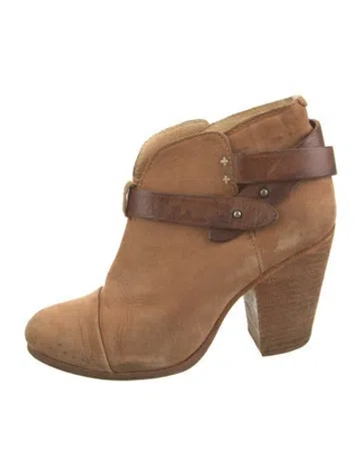 Pre-owned Rag & Bone Suede Boots In Brown