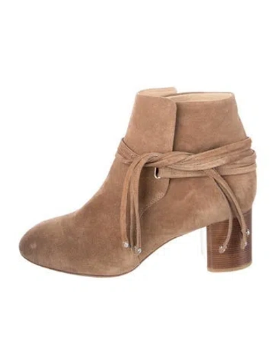 Pre-owned Rag & Bone Suede Boots In Brown