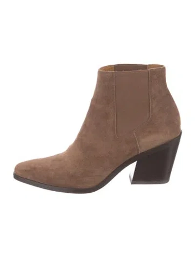 Pre-owned Rag & Bone Suede Boots In Brown