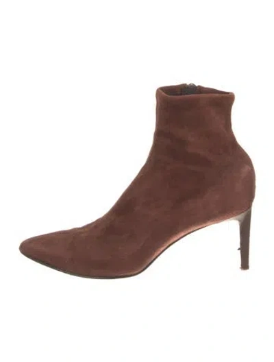 Pre-owned Rag & Bone Suede Boots In Brown