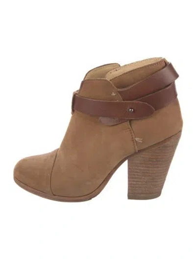 Pre-owned Rag & Bone Suede Boots In Brown