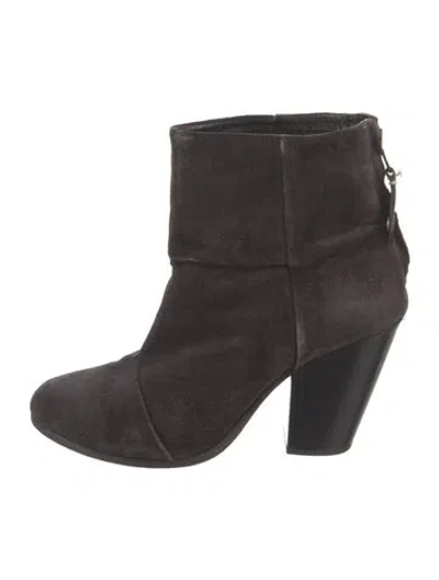 Pre-owned Rag & Bone Suede Boots In Brown