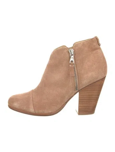 Pre-owned Rag & Bone Suede Boots In Brown