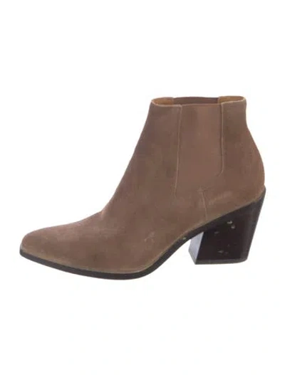 Pre-owned Rag & Bone Suede Boots In Brown