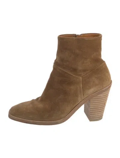 Pre-owned Rag & Bone Suede Boots In Brown