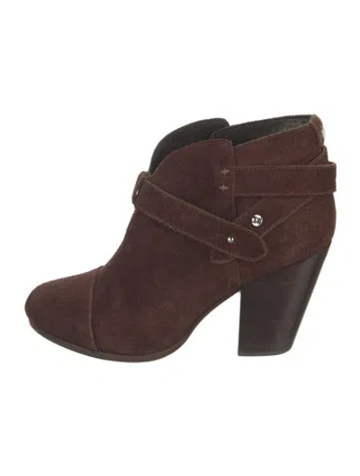 Pre-owned Rag & Bone Suede Boots In Brown