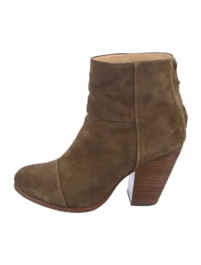 Pre-owned Rag & Bone Suede Boots In Brown